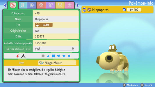 #449 Hippopotas BDSP