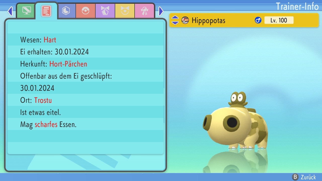 #449 Hippopotas BDSP