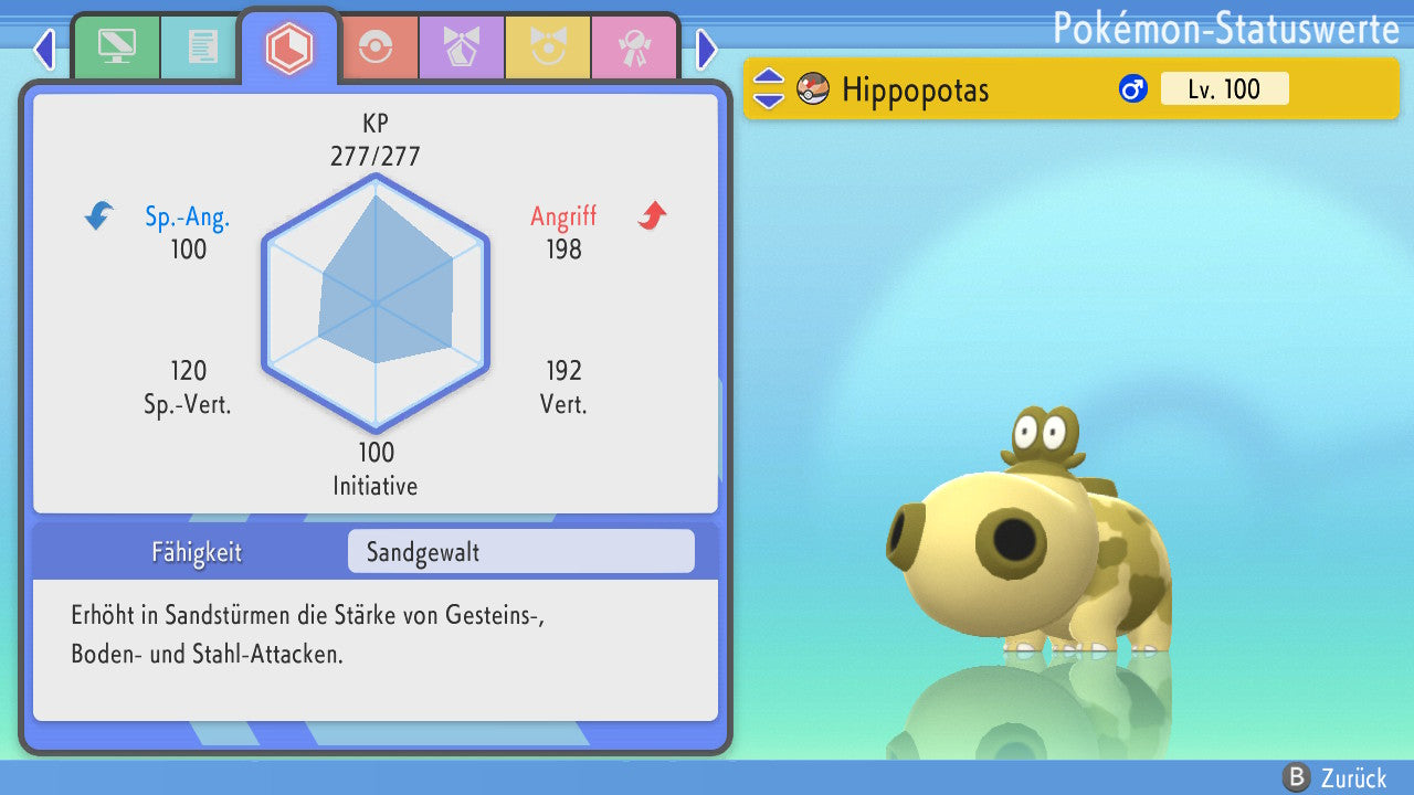 #449 Hippopotas BDSP