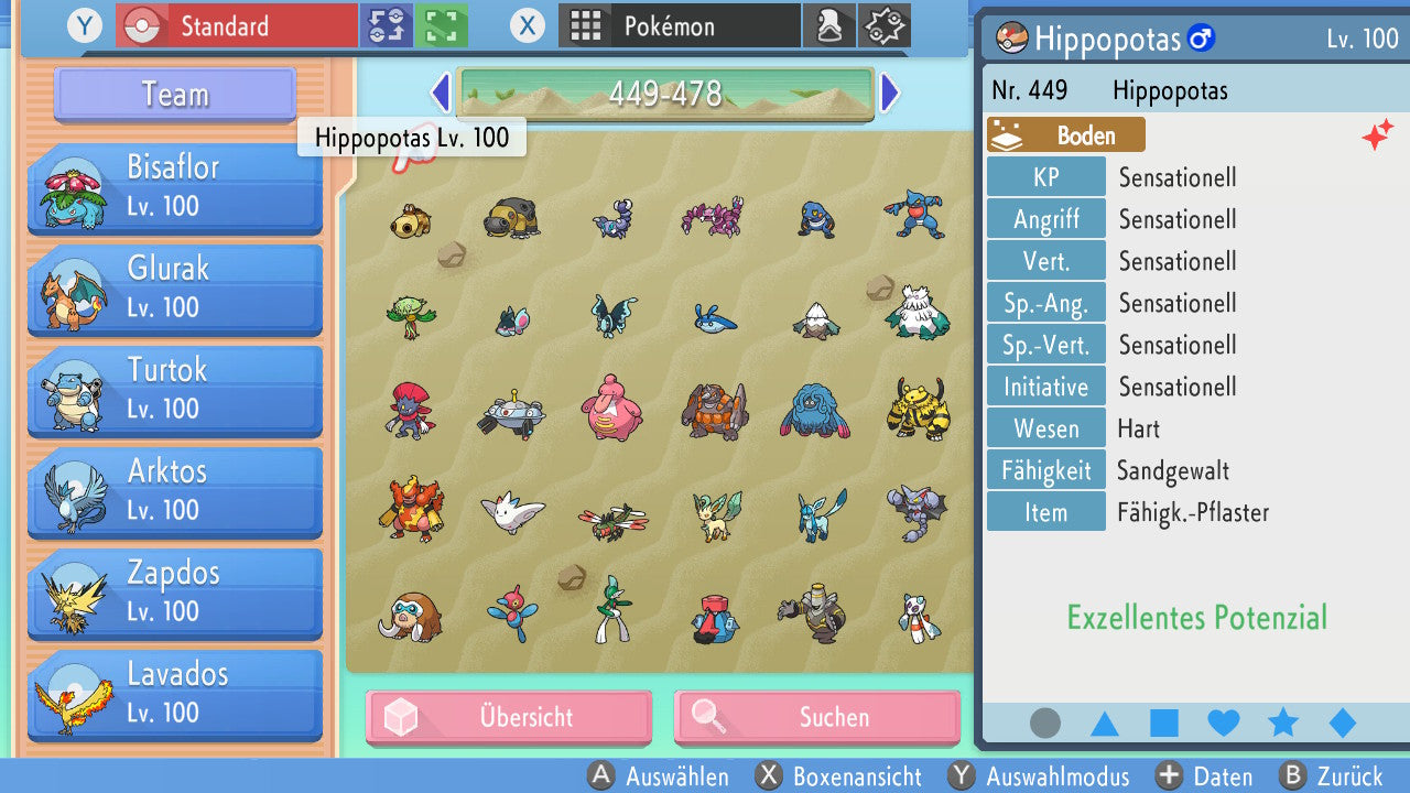 #449 Hippopotas BDSP