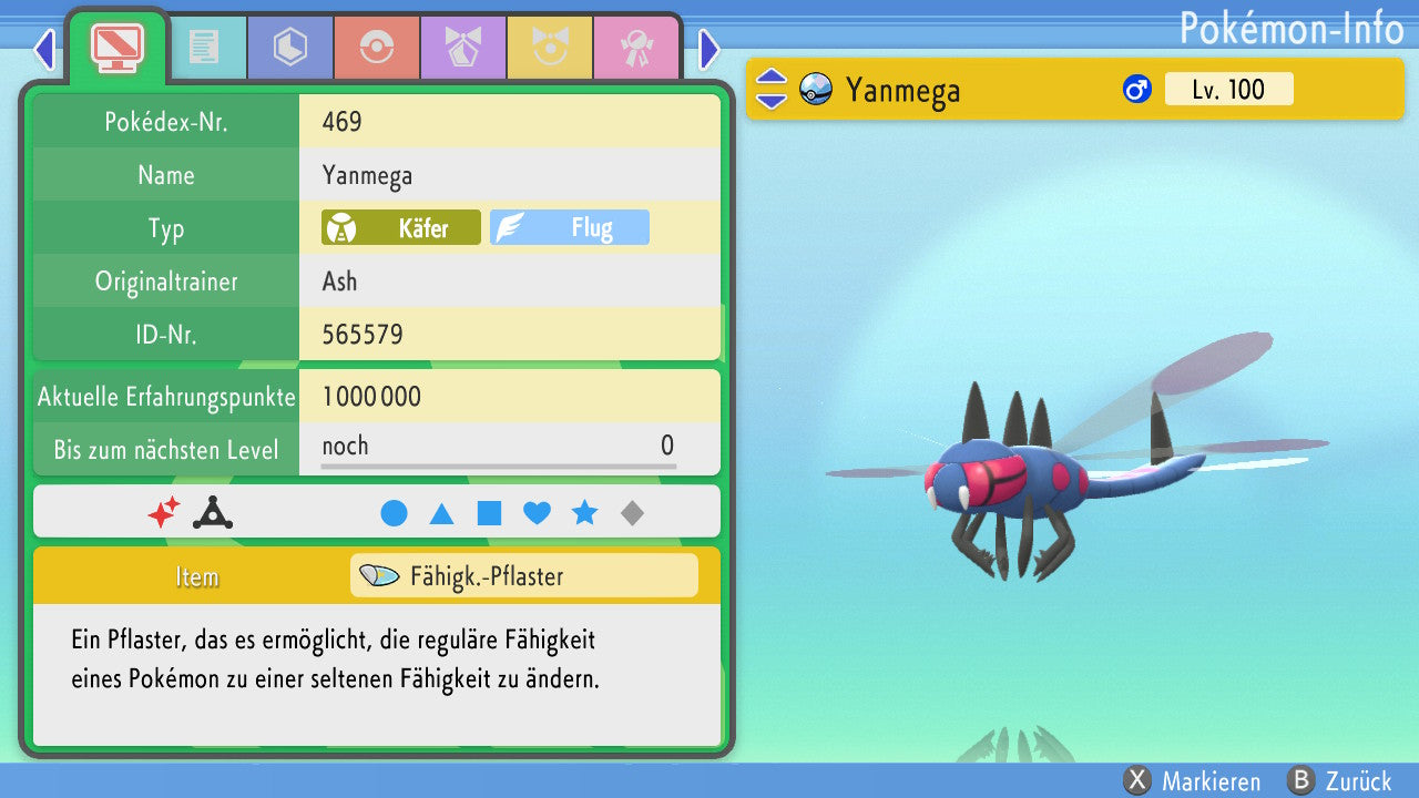 #469 Yanmega BDSP