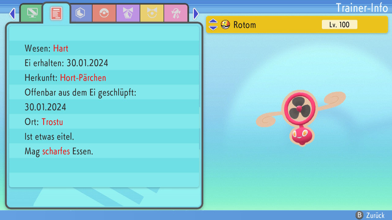 #479 Rotom Wirbel BDSP