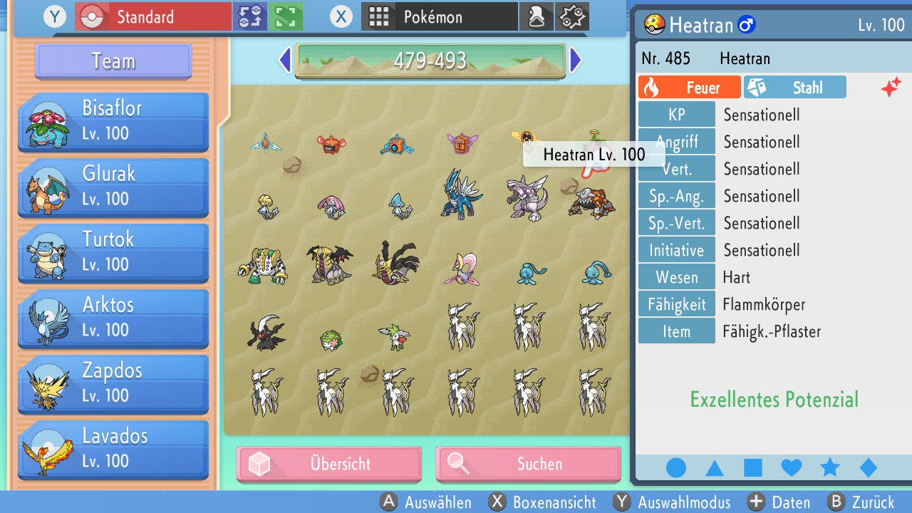 #485 Heatran BDSP