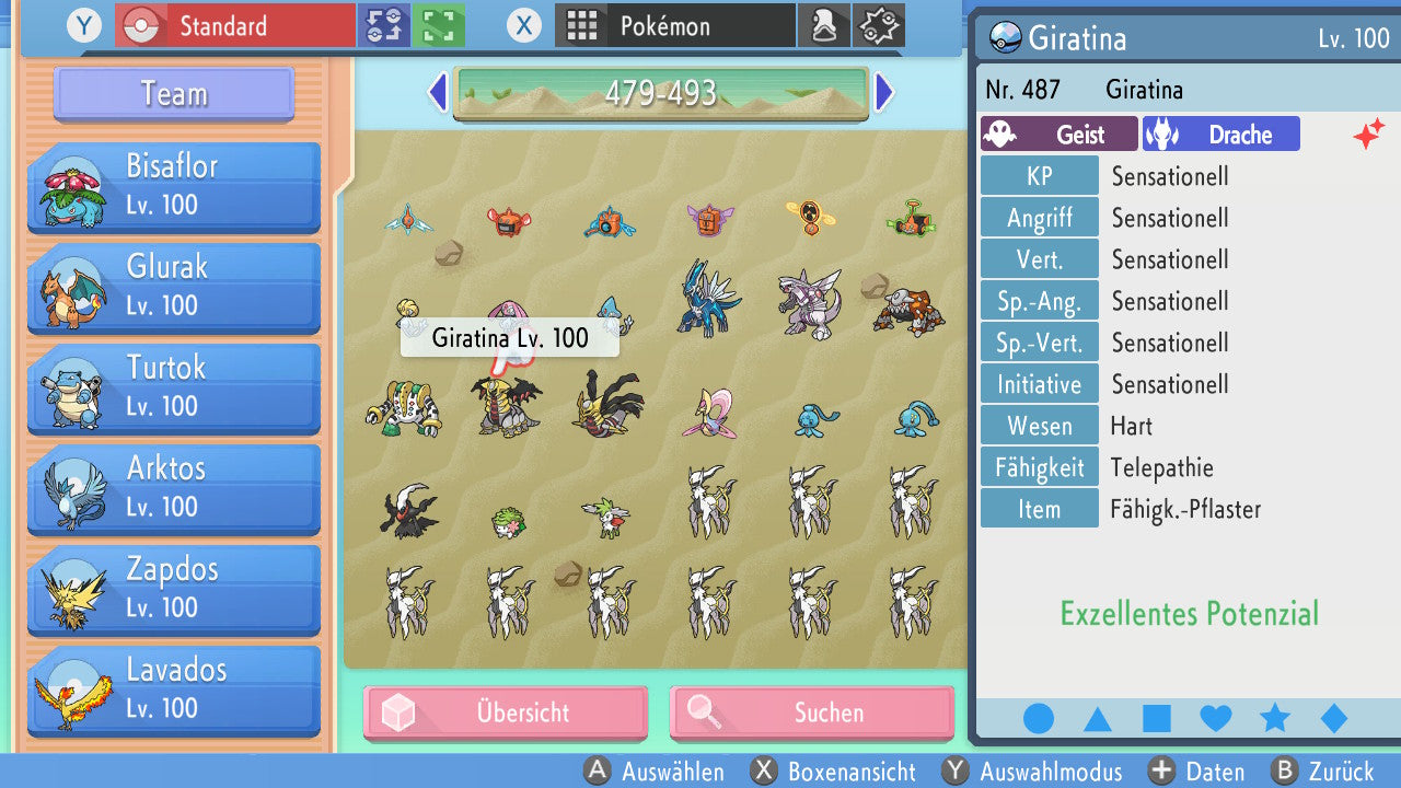 #487 Giratina Wandelform BDSP