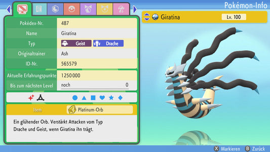 #487 Giratina forme originale BDSP