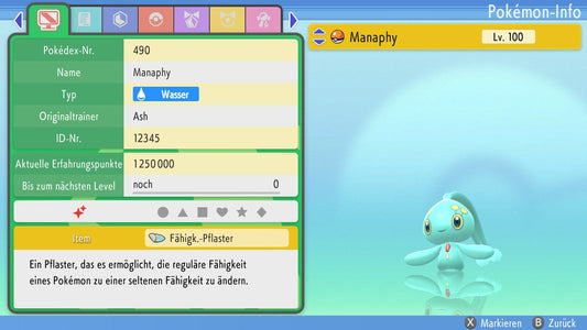 #490 Manaphy BDSP