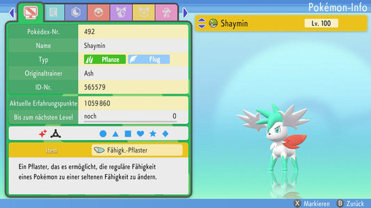 #492 Shaymin Zenitform BDSP