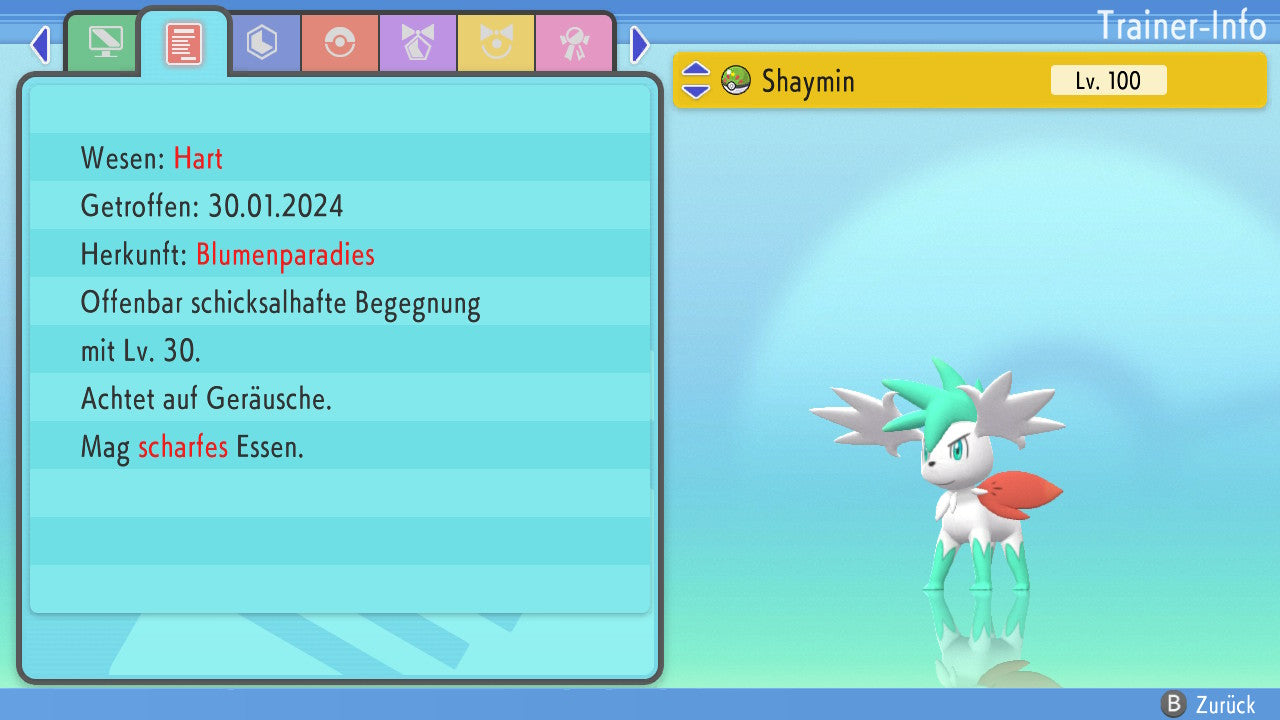 #492 Shaymin Zenitform BDSP