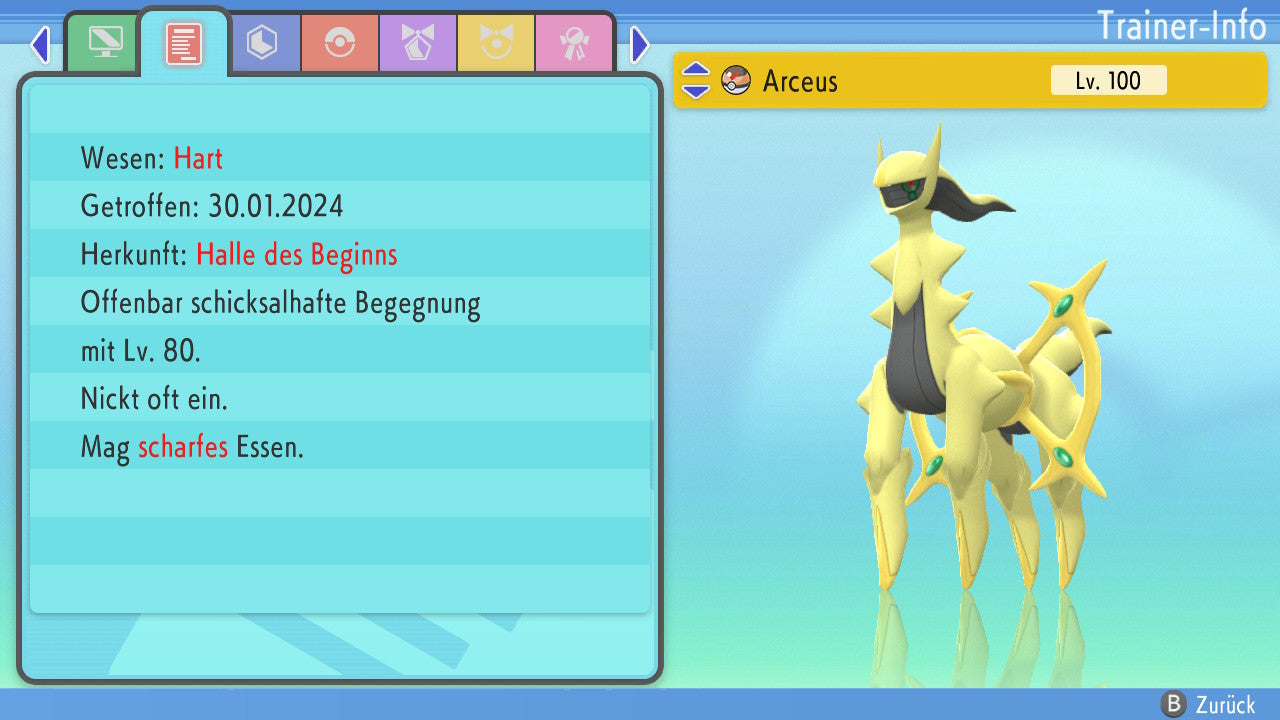 #493 Arceus Normal BDSP