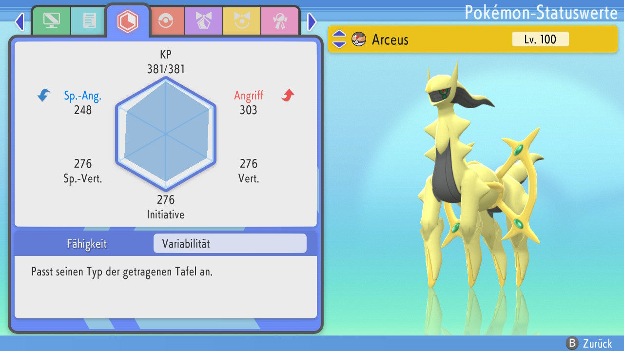 #493 Arceus Normal BDSP