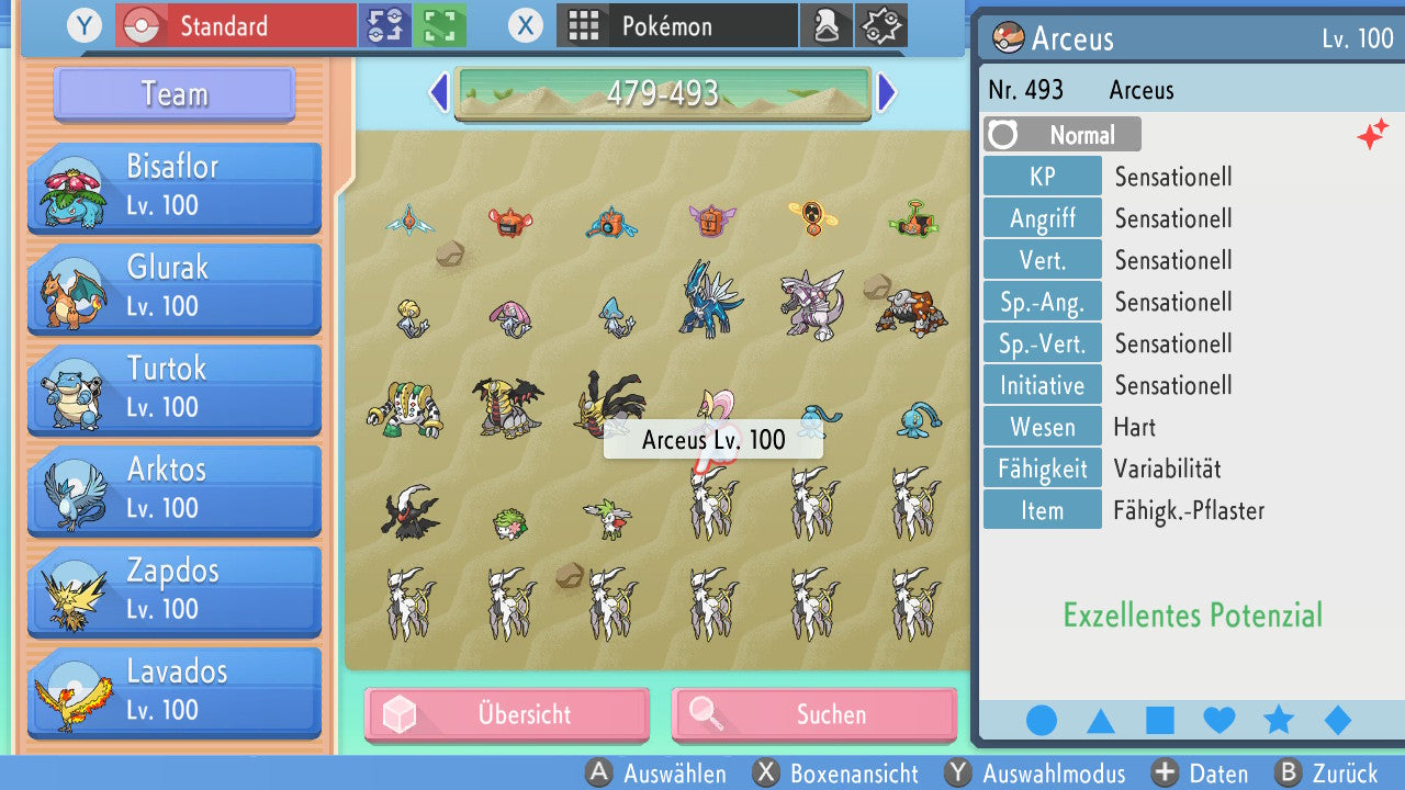 #493 Arceus Normal BDSP