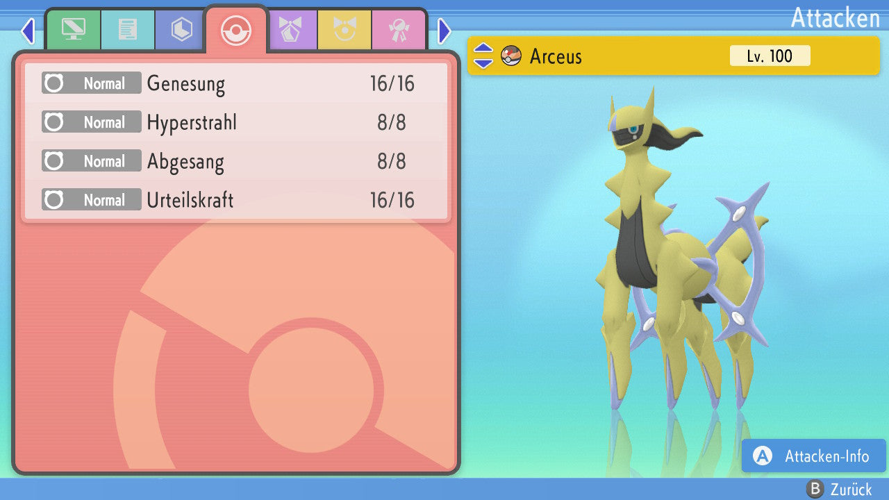 #493 Arceus Flug BDSP