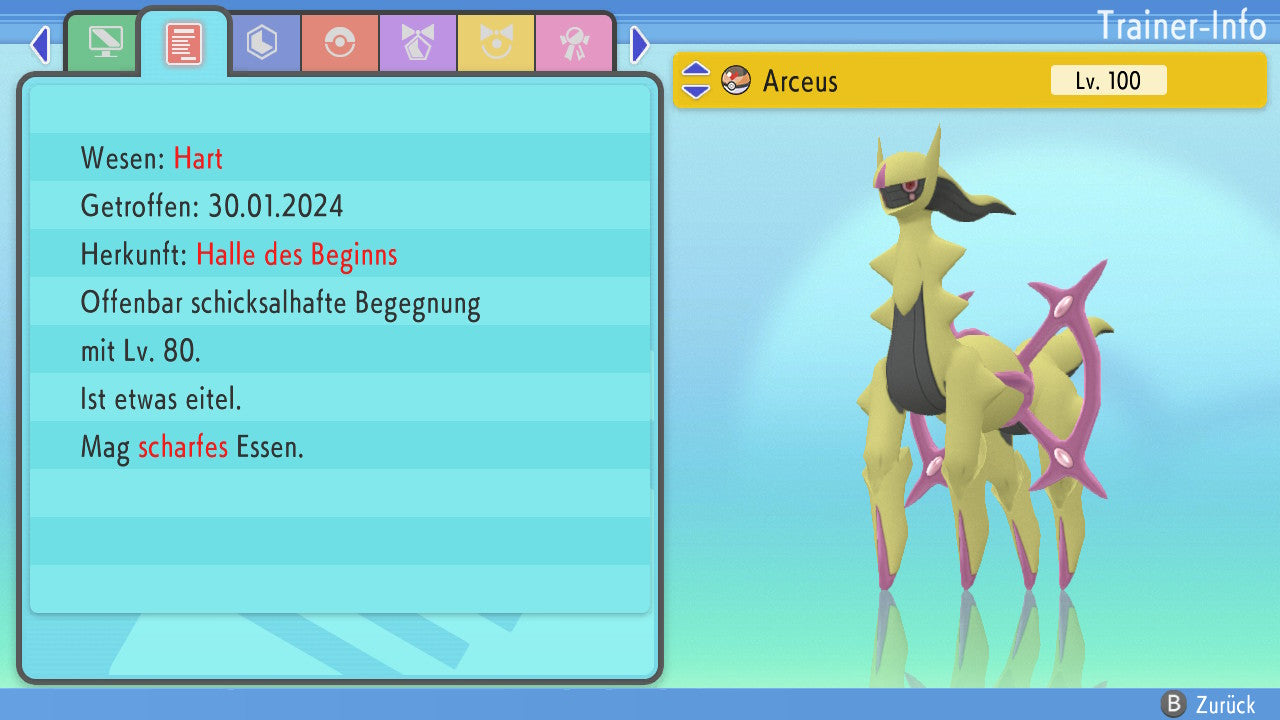 #493 Arceus Gift BDSP