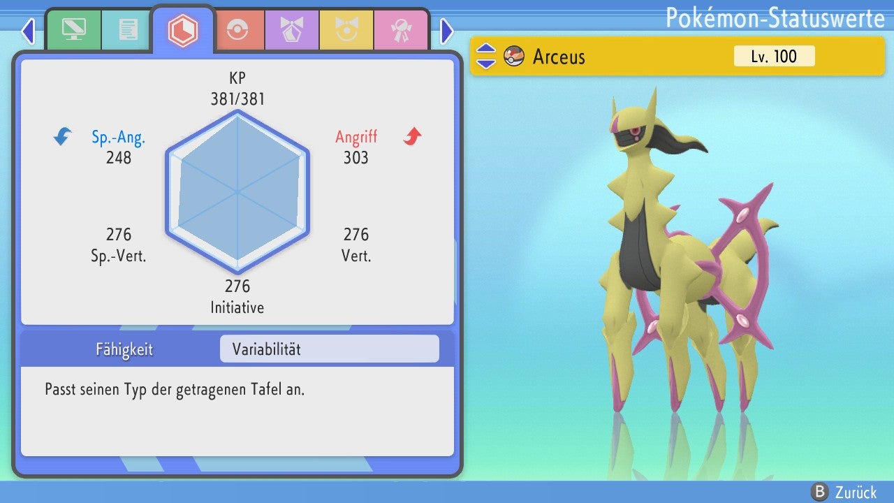 #493 Arceus Gift BDSP