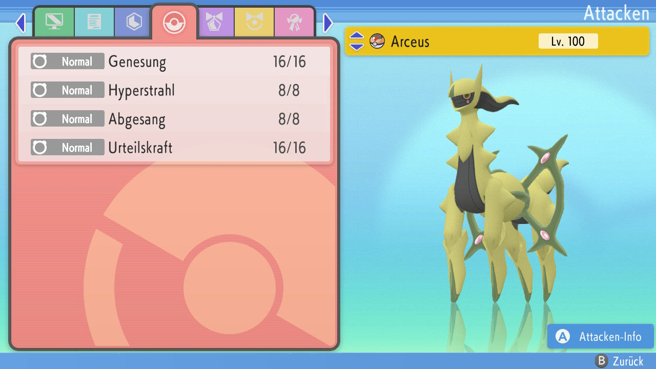 #493 Arceus Käfer BDSP