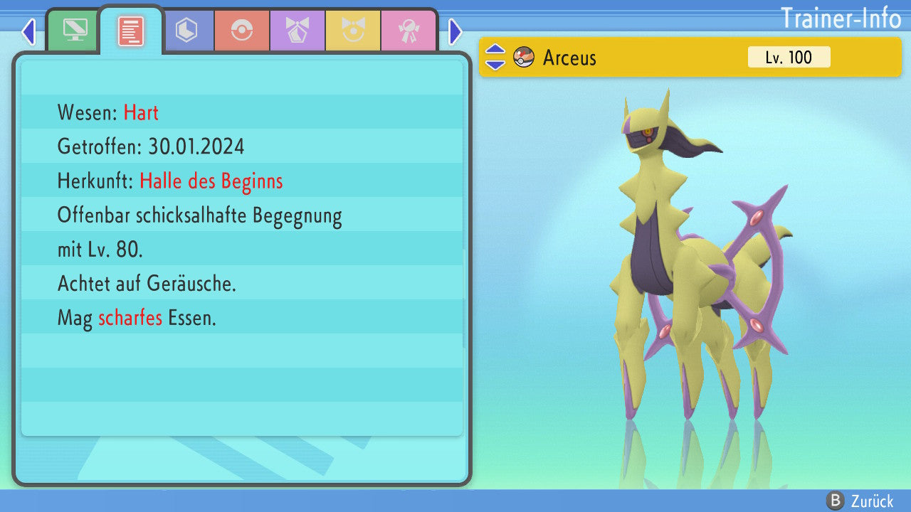 #493 Arceus Geist BDSP
