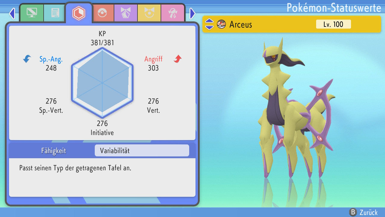 #493 Arceus Geist BDSP