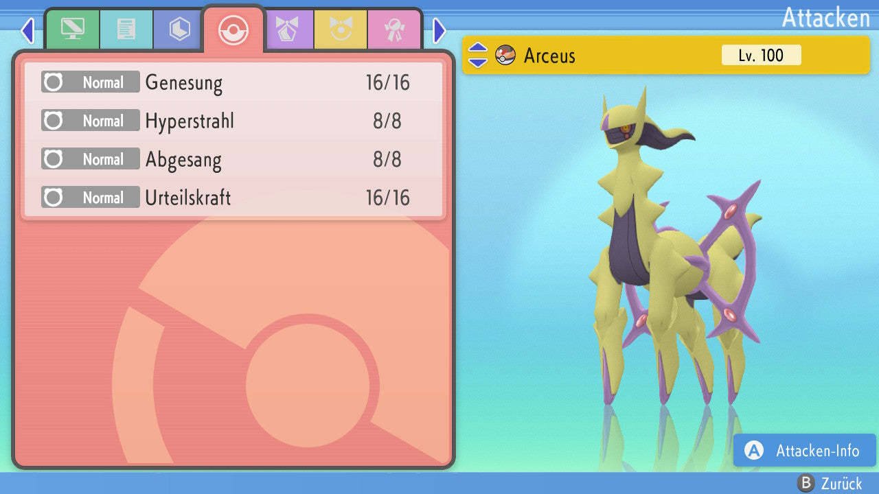 #493 Arceus Geist BDSP