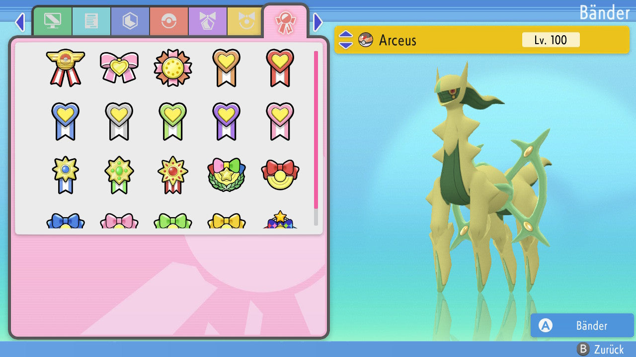 #493 Arceus Pflanze BDSP