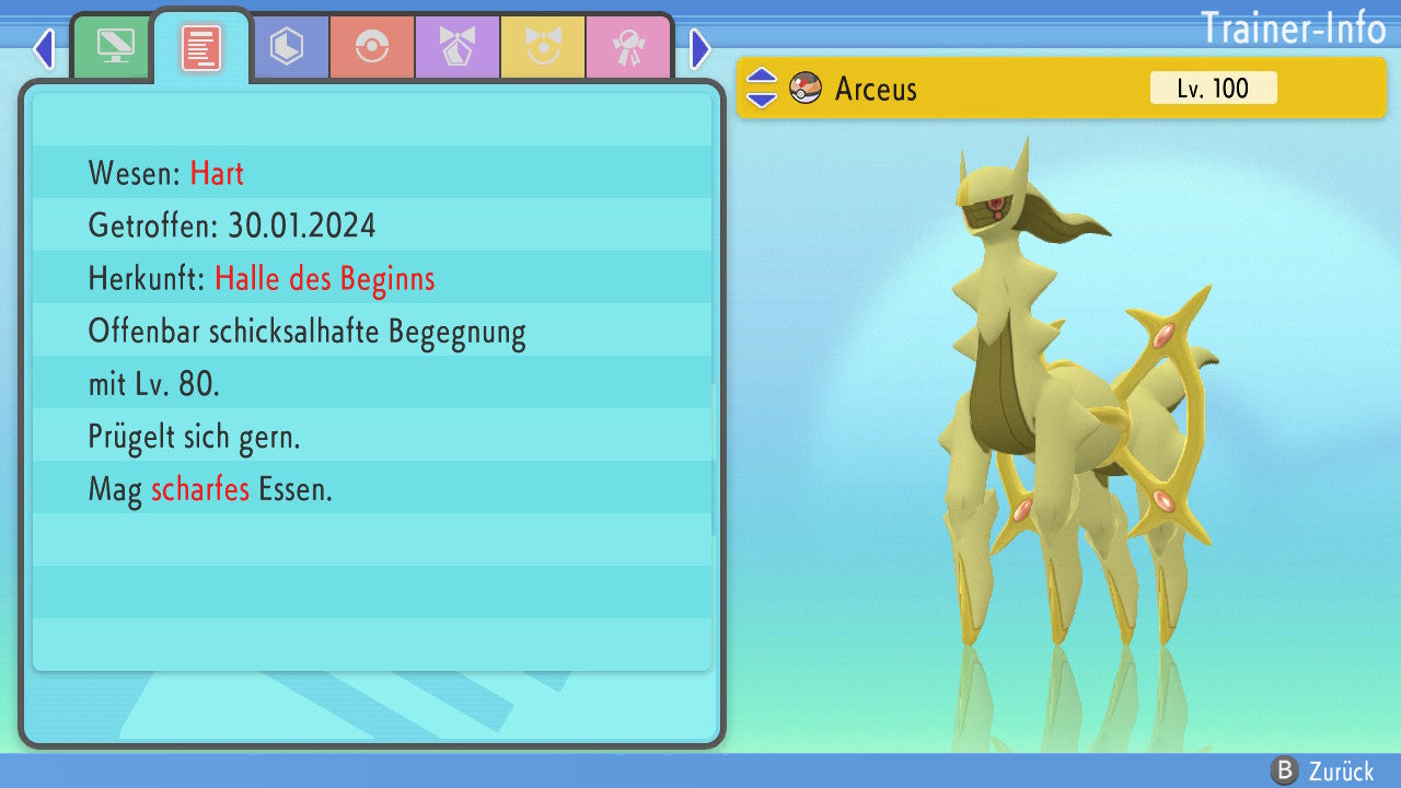 #493 Arceus Elektro BDSP