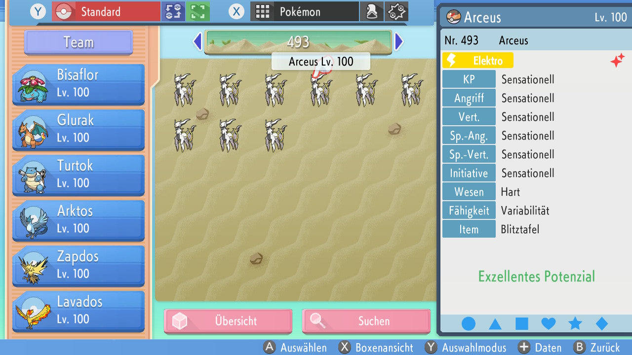 #493 Arceus Elektro BDSP