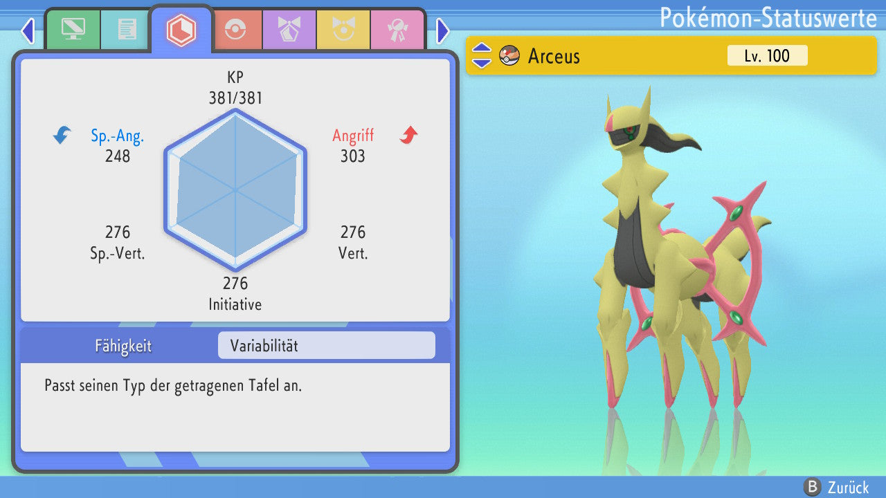 #493 Arceus Psycho BDSP