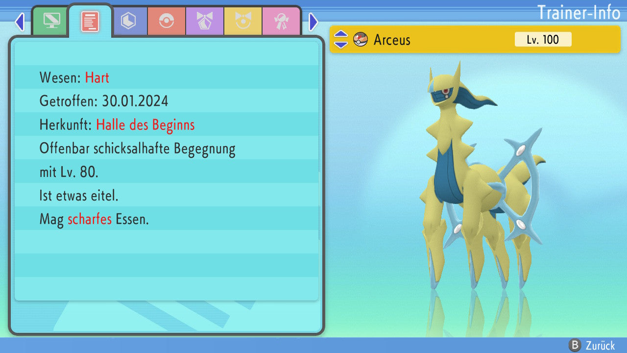 #493 Arceus Eis BDSP