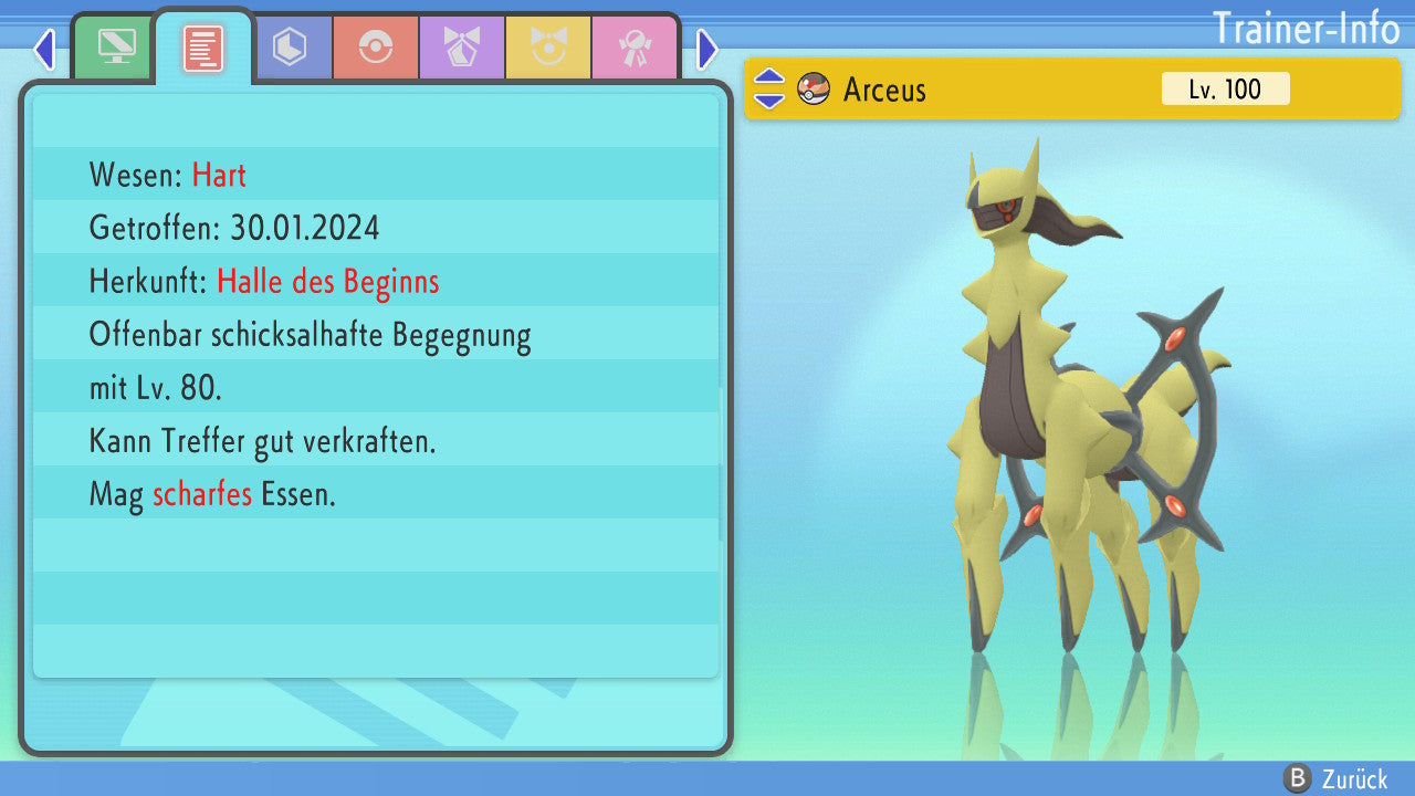 #493 Arceus Unlicht BDSP