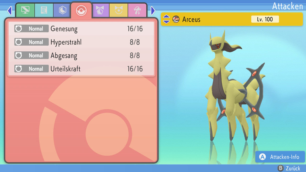#493 Arceus Unlicht BDSP