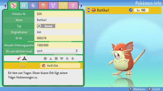 #20 Raticate PVP BDSP