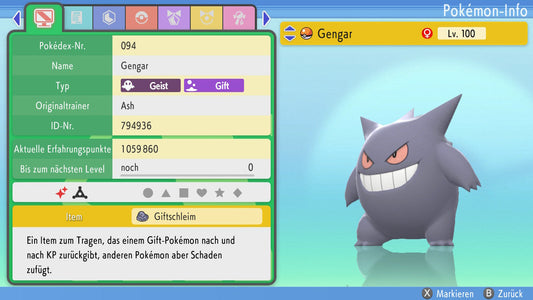 #94 Gengar PVP BDSP