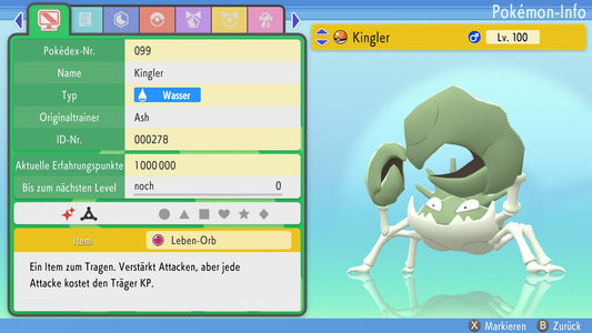 #99 Kingler PVP BDSP