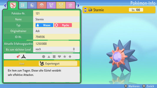 #121 Starmie PVP BDSP