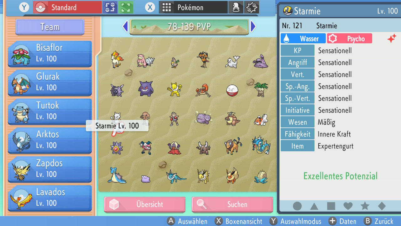 #121 Starmie PVP BDSP