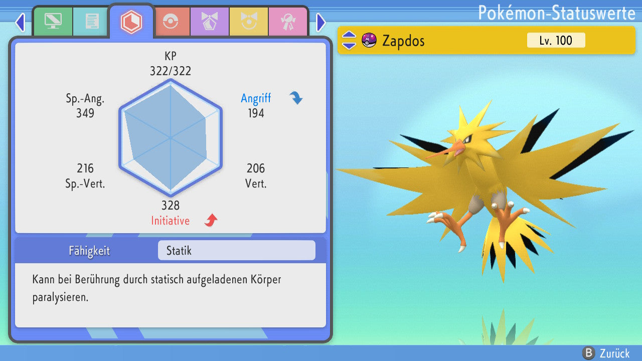 #145 Zapdos PVP BDSP