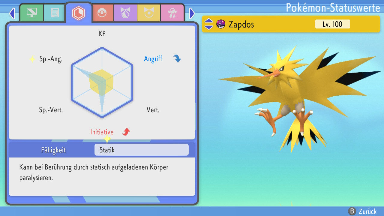#145 Zapdos PVP BDSP