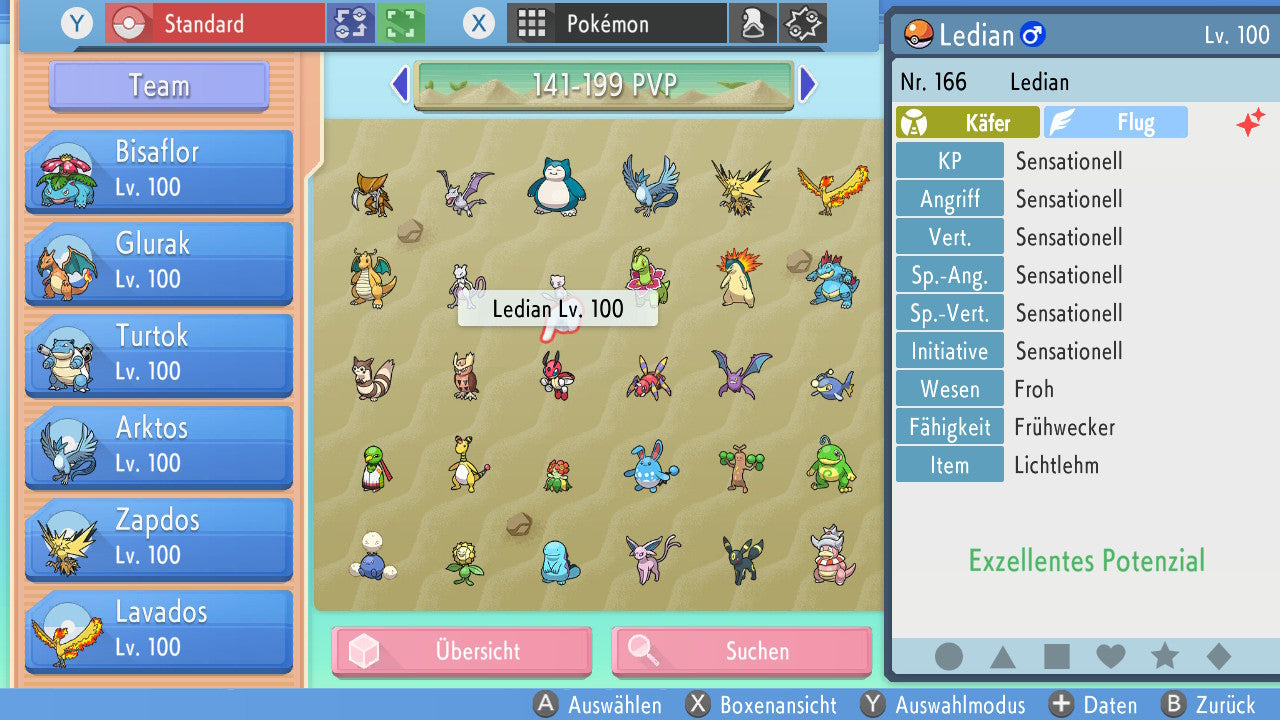 #166 Ledian PVP BDSP