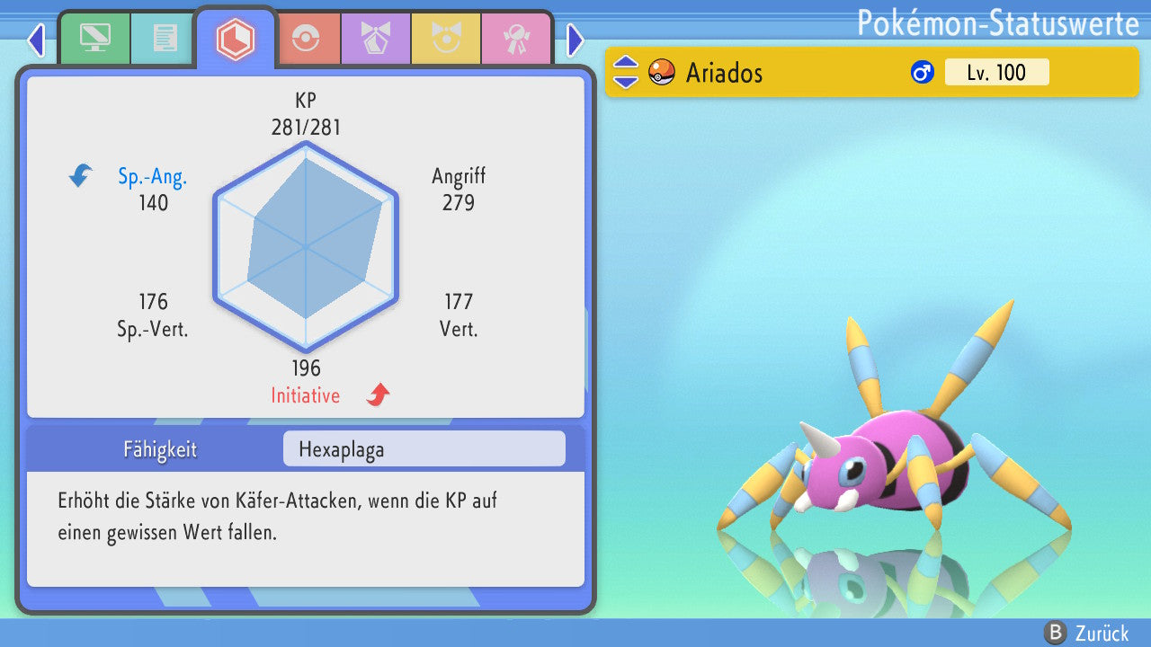 #168 Ariados PVP BDSP