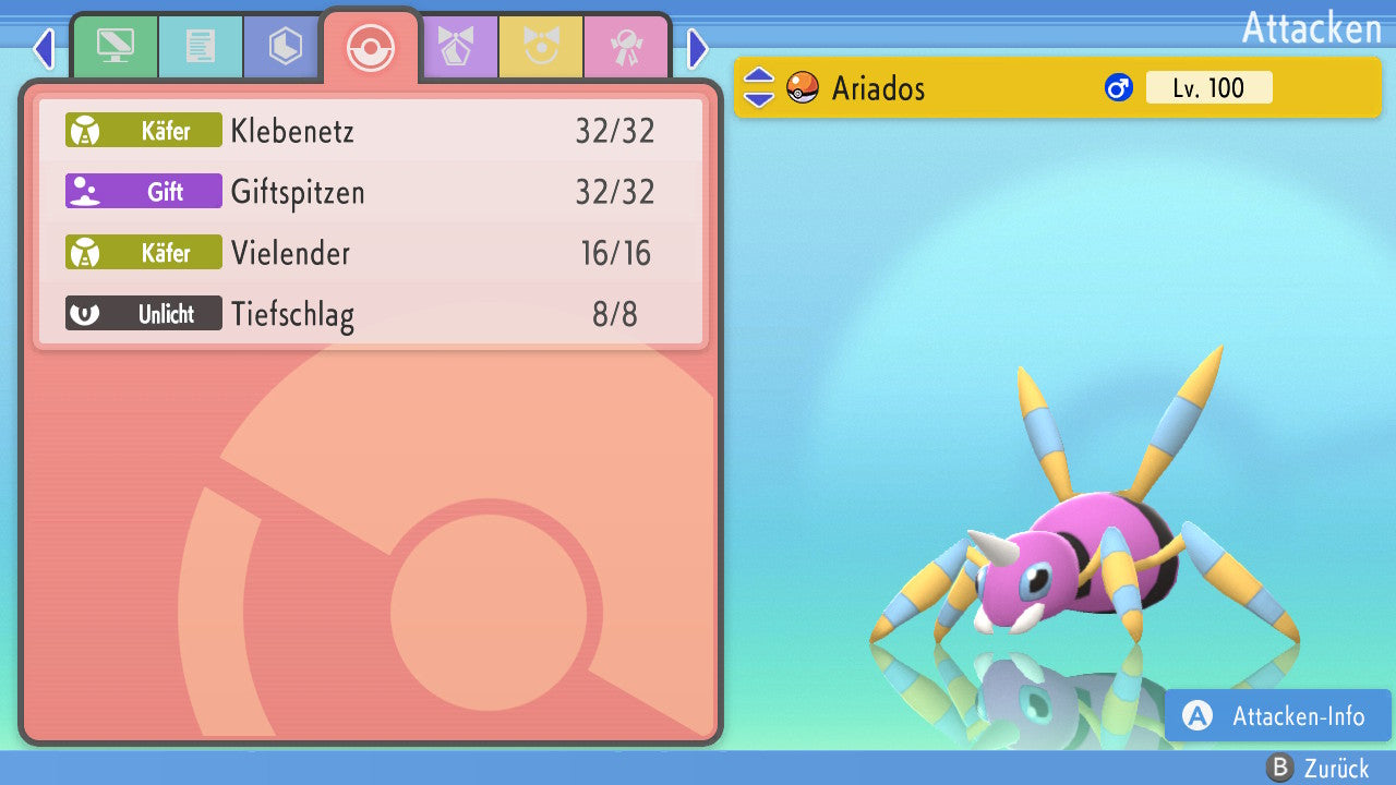 #168 Ariados PVP BDSP