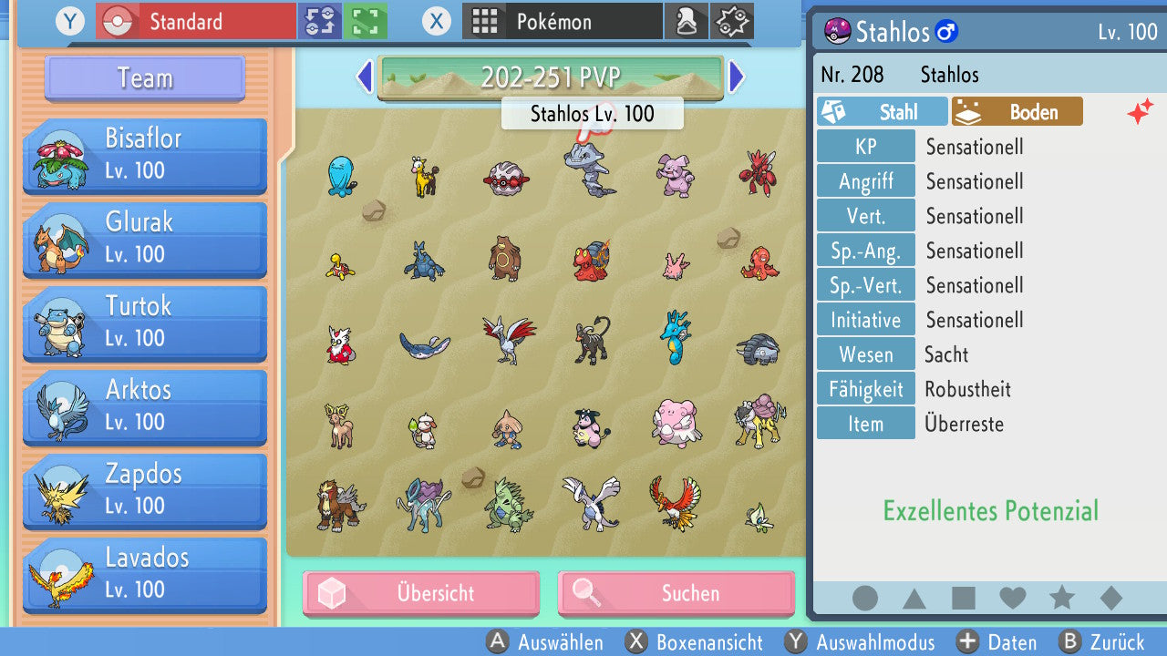 #208 Stahlos PVP BDSP