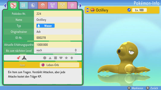 #224 Octillery PVP BDSP