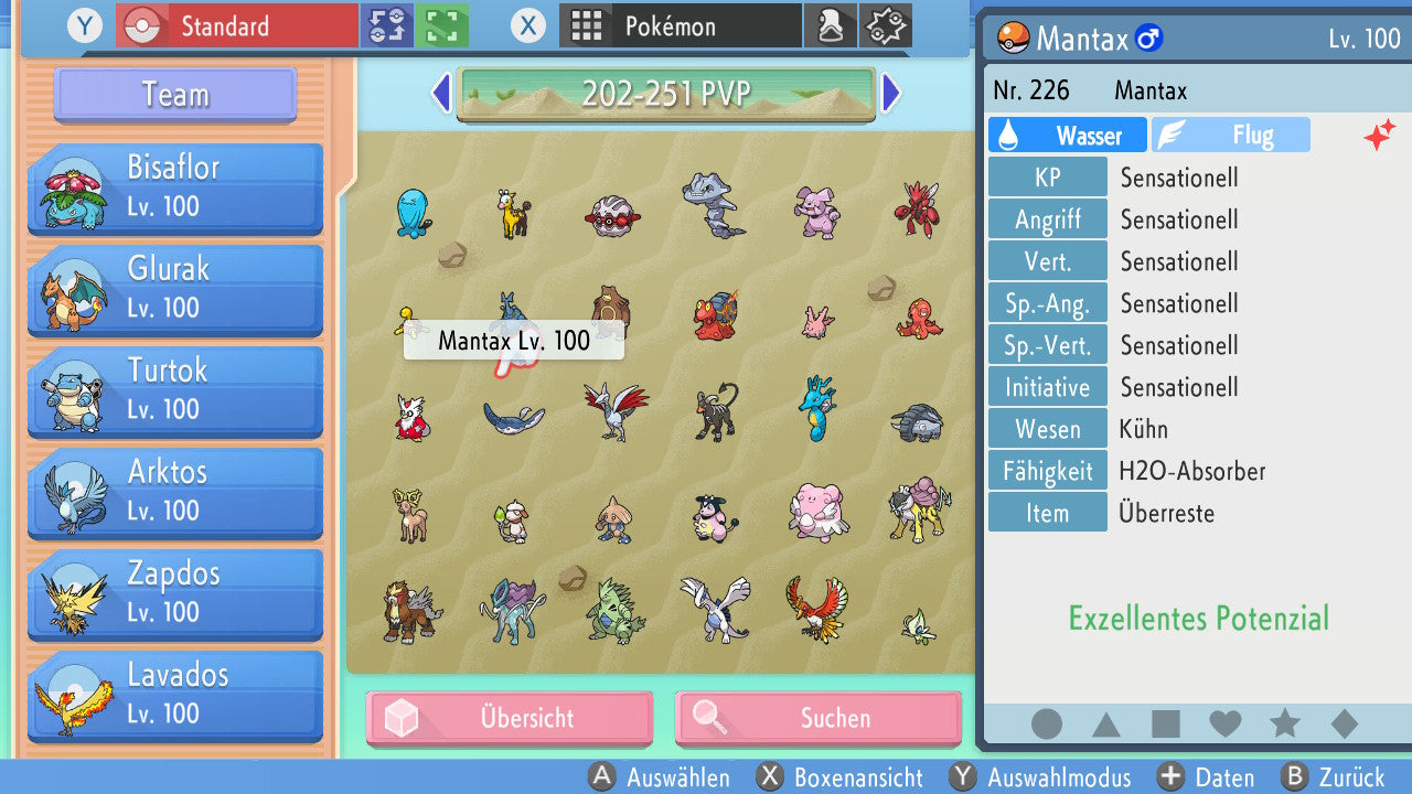 #226 Mantax PVP BDSP