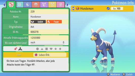 #229 Houndoom PVP BDSP