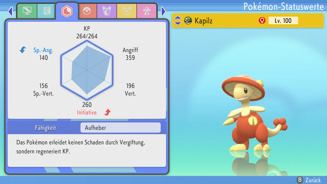 #286 Champignon du Cap PVP BDSP