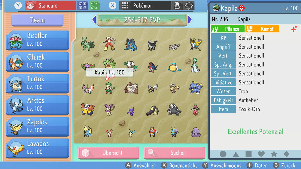 #286 Kapilz PVP BDSP