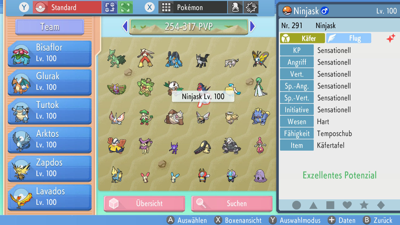 #291 Ninjask PVP BDSP