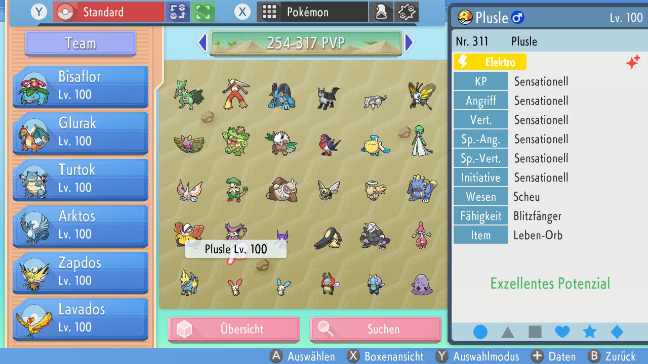 #311 Plusle PVP BDSP