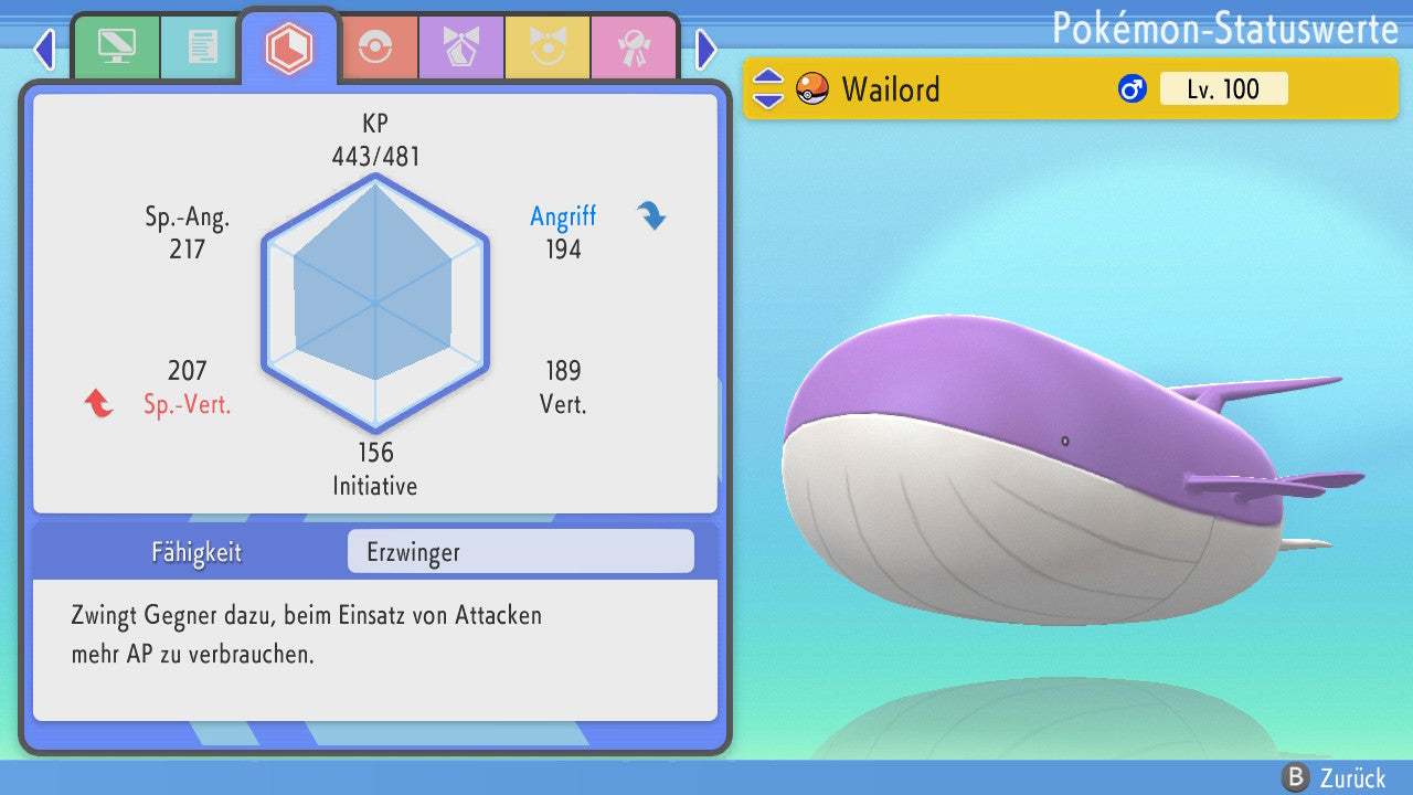 #321 Wailord PVP BDSP