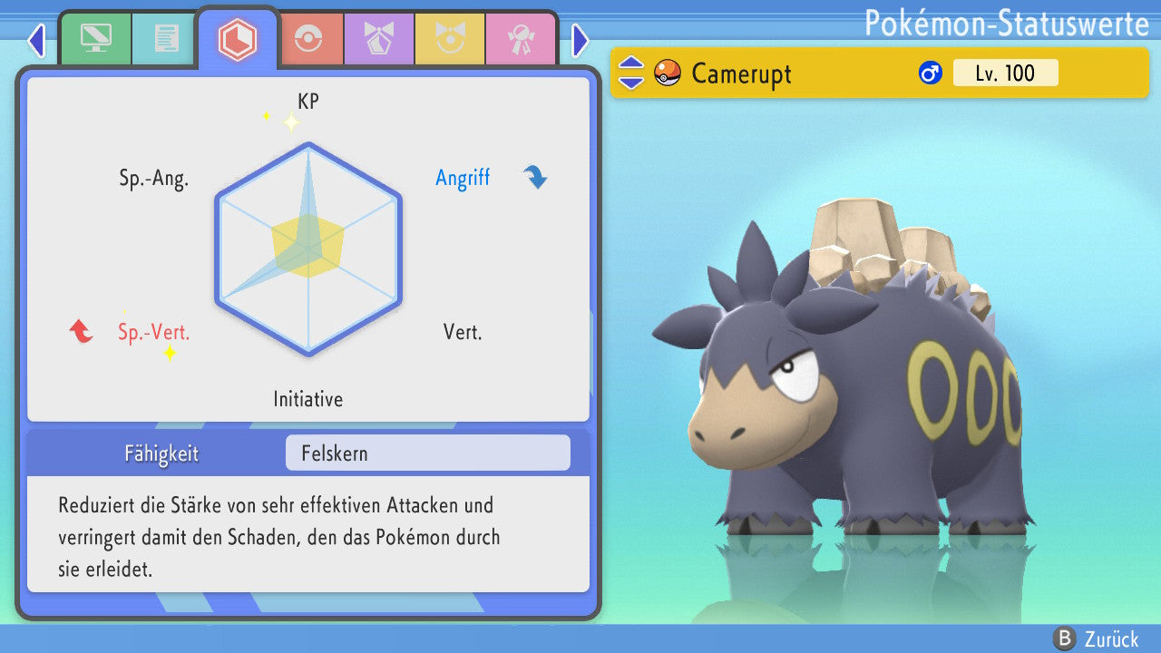 #323 Camerupt PVP BDSP