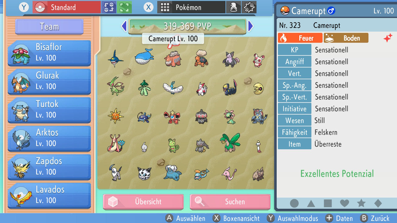 #323 Camerupt PVP BDSP